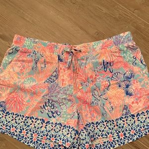 Lily Pulitzer shorts, size large. Washed but never worn.